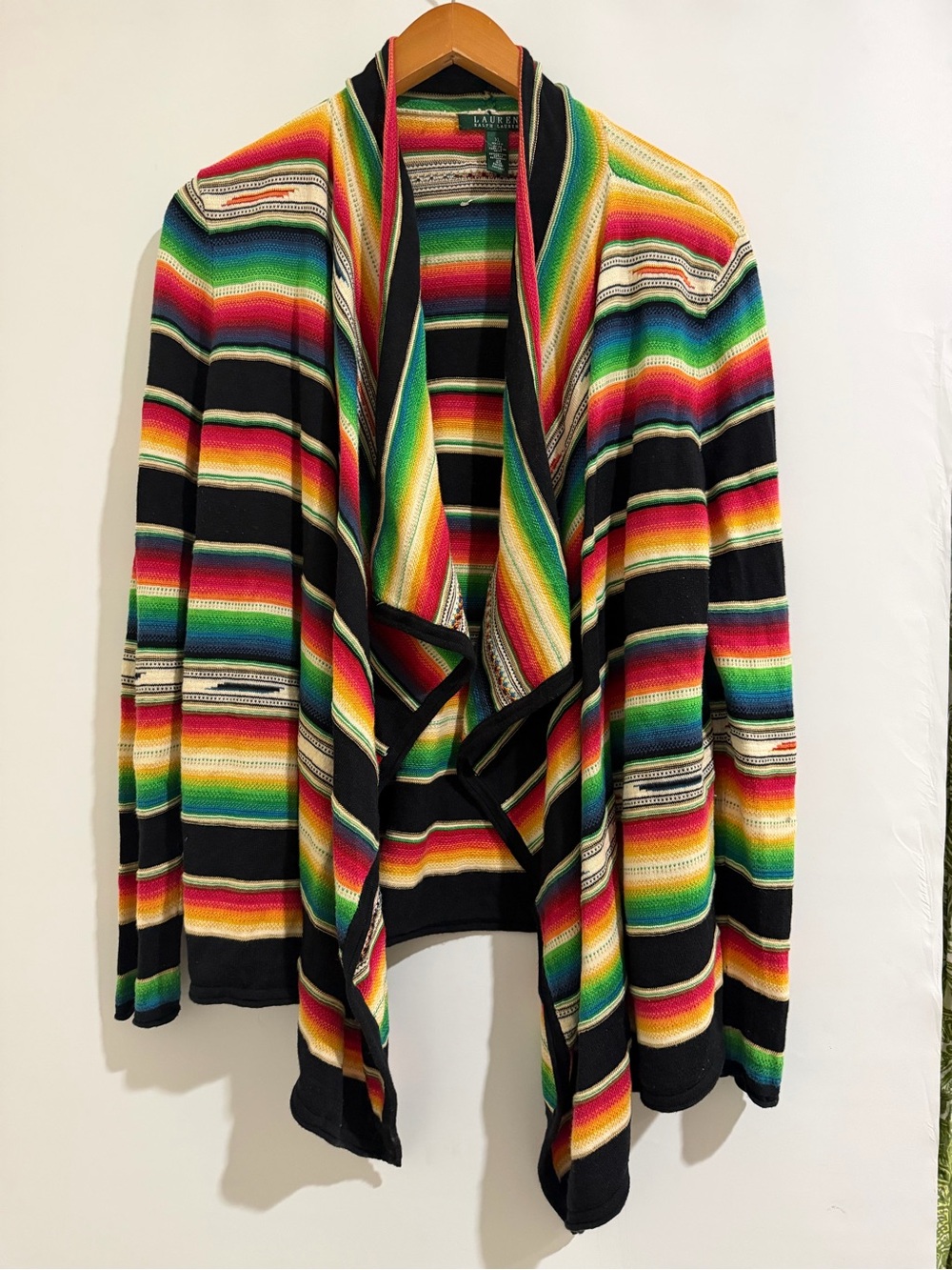 Polo Ralph Lauren Southwestern Stripe‎ Cardigan Size X-Large